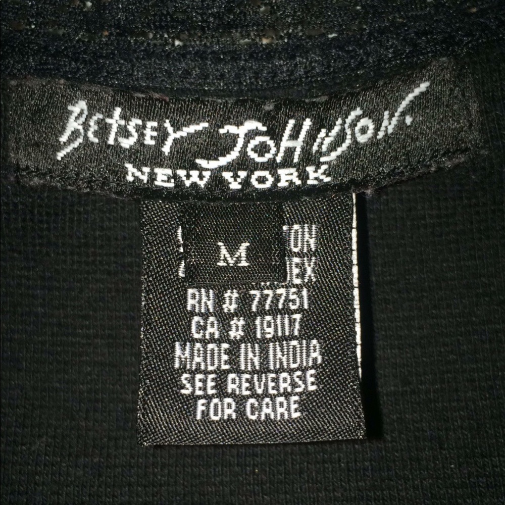 Vintage Super Rare Betsey Johnson Puff Sleeve Top - Picture 5 of 6